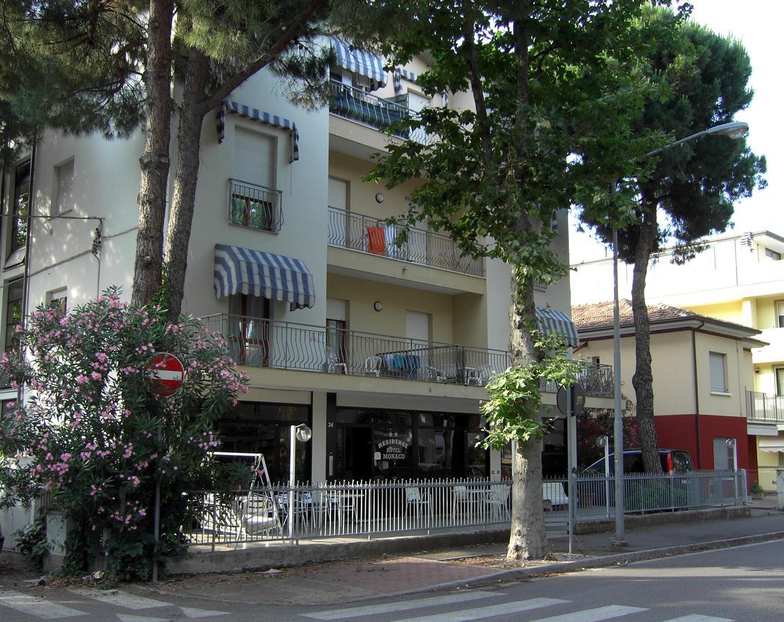 Residence Monaco Appartamenti Rímini Exterior foto